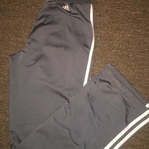 Adidas Track Pants Gray Pink XS Joggers Sweat Pants